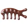 Peine Masajeador Multifuncional para Cuero Cabelludo, Cabello, Pérdida de Cabello, Terapia Capilar, Gua Sha, Artefacto para Desbloquear Meridianos Faciales, Ojos, Peine de Sándalo