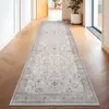 Tapete retrô transfronteiriço, de falso cashmere, lavável - fácil de cuidar, adequado para corredores, casas, quartos e como tapete de cabeceira; durável e resistente a manchas