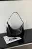Bolso de axila de cuero genuino, versión coreana, lujo ligero, sensación de alta gama, bolso hobo de piel de vaca de capa superior, gran capacidad, ligero, adecuado para ir al trabajo, bolso cruzado para mujer