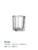 Taza de Vela de Aromaterapia Minimalista de Alta Transparencia, Contenedor Portavelas Decorativo Romántico para Interiores, Taza Vacía de Vidrio para Velas de Aromaterapia Caseras