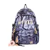Mochila Nueva de Gran Capacidad Personalizada con Graffiti Moderna Versátil para Estudiantes de Secundaria y Preparatoria para Hombro Viajes Mochila para Computadora