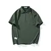 Dropshipping Roupas Masculinas Xintang Verão 2026 Camiseta Casual de Manga Curta Secagem Rápida Estilo Montanha Solta com Gola Polo