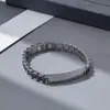 Pulseiras de Relógio Europeias e Americanas Mais Vendidas, Pulseiras de Relógio Minimalistas Populares, Pulseiras de Aço Titânio Gravadas a Laser, Acessórios de Mão Modernos e Estilosos