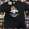 Suministro mayorista transfronterizo Chaopai de comercio exterior a 260g éxito de ventas BAPE cabeza de simio tiburón camiseta de manga corta 21