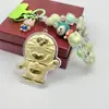 Chaveiro Moderno Simples Moda Versátil Pingente de Bolsa Gato Kt Deus da Riqueza Imediata Panda Feliz Pingente