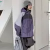 Chaqueta Casual de Otoño para Niñas Medianas y Grandes Ropa Nueva para Niños Niñas Chaqueta con Cremallera Color Block Parte Superior Cortavientos