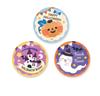 6 Pegatinas de Halloween transfronterizas calabaza fantasma redondas autoadhesivas pegatinas decorativas caja de regalo bolsa de regalo embalaje papel adhesivo