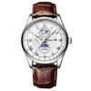 Reloj popular de comercio exterior transfronterizo para hombre, reloj luminoso resistente al agua con correa de cuarzo lunar, reloj de camarones para hombre