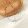 Pulseras Apilables de Zirconia Cruzada para Niñas, Joyería Exquisita de Lujo Ligero de Nicho, Estilo Minimalista de Alta Gama para Mejores Amigas Estudiantes