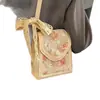 Bolso Cruzado de Moda Tendencia, Bolso Pequeño Fresco Tejido de Encaje, Bolso de Hombro para Mujer Moderno y Elegante