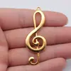 61x22mm 6.2g Multicolor Accesorios de Ropa DIY Colgante de Nota Musical Grande para Deportes y Música
