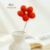 Flores Artificiales Violetas Tejidas a Mano para Decoración del Hogar, Ramos Textiles, Regalos para el Día del Maestro al por Mayor