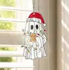 Produto novo transfronteiriço Halloween fantasma fofo apanhador de sol fantasma pequeno acrílico plano 2D atmosfera de feriado decoração pendente
