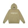 Essentials de Alta Qualidade Hhh Moletom com Capuz de Outono e Inverno com Letras de Silicone Multithread High Street Americano Masculino e Feminino