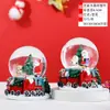 Gato de la Suerte Bola de Cristal Luz de Noche Base Luminosa Colorida Bola de Cristal Decoración para el Hogar Adornos Regalos para las Vacaciones de Año Nuevo