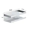 Jiesite Estante de Almacenamiento para Baño de Acero Inoxidable Sus304 Montado en Pared para Baño Organización y Almacenamiento de Cocina Estante de Almacenamiento para Baño