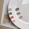 Acessórios de Venda Quente Bom Letra Kitty Coração Laço Feito à Mão DIY Cola de Creme Capa de Celular Grampo para Cabelo Tamancos