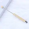 Caneta com Contas para Tela Sensível ao Toque Bobina Única DIY Feita à Mão Caneta Esferográfica Multicolorida Caneta de Assinatura com Contas Educacional para Negócios Atacado em Estoque