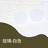 Nuevos botones redondos planos de estilo chino en jade, botones de imitación de jade, Hanfu, brocado Song, cheongsam, traje Tang, accesorios para ropa tradicional china
