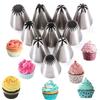 Amazon Boquilla de Decoración Sin Costuras de 21 Piezas, Boquilla para Decorar Pasteles, Boquilla para Crema Batida, Boquilla de Rosa, Material 304
