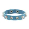 Pulsera de Paraguas de Fila Única con Charm de Llegada Nueva Rock Hip-Hop Cono Remache Pulsera Punk de Moda para Hombres y Mujeres