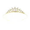 Niños y Niñas Princesa Corona Simple Linda Diadema Bebé Festival Actuación Accesorios para el Cabello Corona de Cumpleaños Corona para Pastel