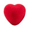 Botão de resina cor amor botão coração flocado de alto bom gosto camisa suéter veludo vermelho fivela de plástico atacado