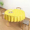Venta Directa de Fábrica Mantel Redondo Desechable a Cuadros Amazon Peva Mantel de Plástico para Fiesta de Cumpleaños Impermeable y a Prueba de Aceite