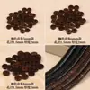 Contas separadoras de pedra de vesícula preta banhadas a ouro 18k, contas de roda, contas Rudraksha, contas decorativas de estrela e lua, contas separadoras para pulseira DIY, acessórios