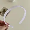Faixa de Cabelo Colorida de Borda Larga, Cor de Gelatina Pintada por Spray, Qualidade Estilo Coreano, Faixa de Cabelo Colorida Sólida Minimalista Versátil para Lavar o Rosto, Não Apertada