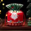 Bolsa de Regalo de Navidad Bolso de Mano de Franela Creativo Estudiante Pequeño Regalo Embalaje de Fruta Ping An Caja de Regalo de Manzana Nochebuena