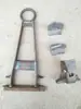 Carro de equipo para estación de trabajo en stock barra de remolque tipo AU acero fundido acero redondo acero plano placa de acero pedal de pie gancho de auto-reinicio