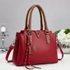 Bolsa de boda roja para mujer, modelo nuevo para madres de mediana edad, bolsa de novia de gran capacidad para bodas, bolso de mano para suegra