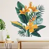 Hs1280Q Plantas Tropicales y Subtropicales Palma Plátano Pegatina de Pared Autoadhesiva Pegatina Decorativa de Pared de Planta Verde Artificial