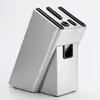 Soporte para cuchillos de acero inoxidable directo, inserto para cuchillos de cocina, estante para cuchillos de cocina, soporte para cuchillos creativo de acero inoxidable grueso
