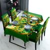 Toalha de mesa estampada à prova d'água transfronteiriça, capa para cadeira de restaurante, toalha de mesa, terno para cadeira, Patrick