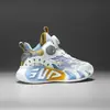Zapatillas Deportivas para Niñas Otoño e Invierno 2025 Nuevas Transpirables Zapatillas de Baloncesto para Niños Niños Grandes Niñas Cuero Antideslizantes Zapatillas para Correr Modernas