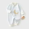 Macacões de Bebê Primavera e Outono Recém-nascido Roupa de Baixo Ajustada Masculino e Feminino Bebê Criança Pequena Roupas de Outono Macacões Roupas de Bebê