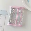 Álbum de Fotos de Hojas Sueltas de PVC con Hebilla Doble M5 Álbum de Almacenamiento de Fotos Polaroid de Tres Pulgadas para Estudiantes Mini Álbum de Tarjetas para Perseguir Estrellas Diario de Bricolaje