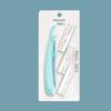 Soporte para cuchillo de depilación de cejas para principiantes rasguño rasguño acero inoxidable cuchillo de afeitar cejas plegable cuchillo de depilación de cejas navaja de cejas