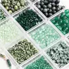 Nuevas Cuentas Espaciadoras Versátiles de Piedra Natural Accesorios para DIY Moda Cuentas Sueltas Cuentas para Hilo Cuentas Agrietadas Materiales para Pulseras