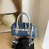 Bolsa de Mezclilla para Mujer, Nuevo Diseño de Nicho Verano 2026, Bolso de Hombro Cruzado Único, Sensación de Alta Gama, Bolsa Tipo Almohada de Comercio Transfronterizo