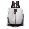 Mochila transfronteriza para mujer 2023, nueva mochila de PU para mujer, versátil, sencilla, informal, para viajes al aire libre, mochila antirrobo