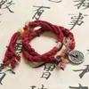 Pulsera de Hilo Rojo del Año del Serpiente 2026 para Hombres y Mujeres Parejas, Hilo Lucky de Cinco Colores, Hilo Rojo para la Buena Suerte, Pulsera del Festival del Bote del Dragón