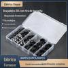 44/52 / 60 PCs 304 aço inoxidável R-tipo tira de borracha galvanizada braçadeira tubo de água tubo de tubo de mangueira braçadeira conjunto