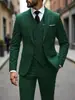 Terno Masculino Plus Size Transfronteiriço Formal de Negócios Slim Fit Estilo Coreano Casual Conjunto de Três Peças Roupa de Casamento para Noivo