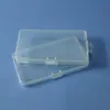 Caja de Plástico Transparente con Tapa para Joyería Transfronteriza, Perlas de Cera, Almacenamiento Guka, Piezas de Papelería, Caja de Embalaje, Caja Organizadora