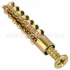 Tornillo de expansión de gecko dentado de hierro, clavo de tubo de expansión de metal, antiaflojamiento, pared de cemento, ladrillo ligero, clavo de tubo de expansión M5M6M8