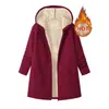 Colección Otoño/Invierno Nueva Transfronteriza Europea y Americana TK Amazon: sudaderas populares con capucha de forro polar cálido y ropa de abrigo para mujer