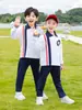 Conjunto de Camisetas de Manga Larga para Hombre y Mujer de Primavera y Otoño, Camiseta Básica Polo, Uniforme de Guardería, Uniforme de Escuela Primaria, Uniforme de Clase, Conjunto de Dos Piezas